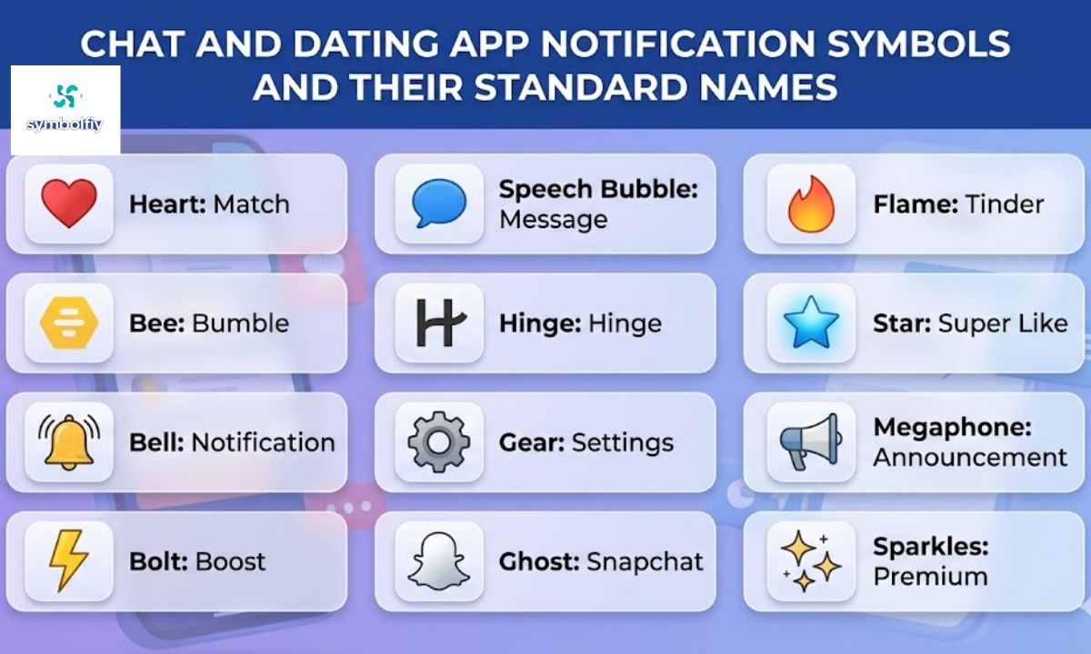 25+ Chat Dating App Notification Symbols and Their Meanings
