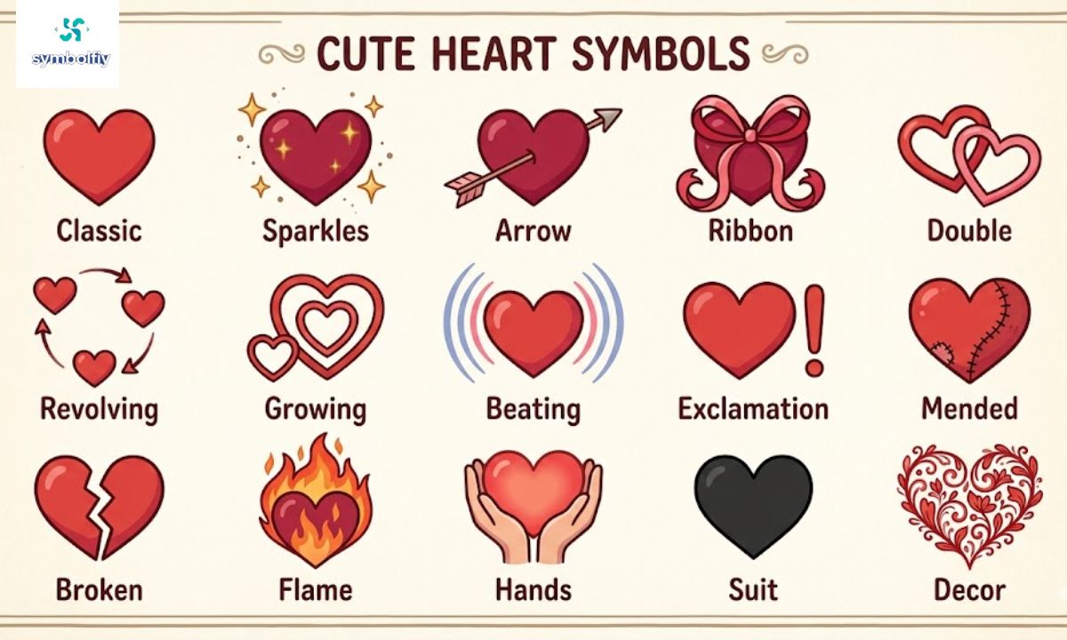 25+ Cute Heart Symbols and Their Meanings (2026 Guide)