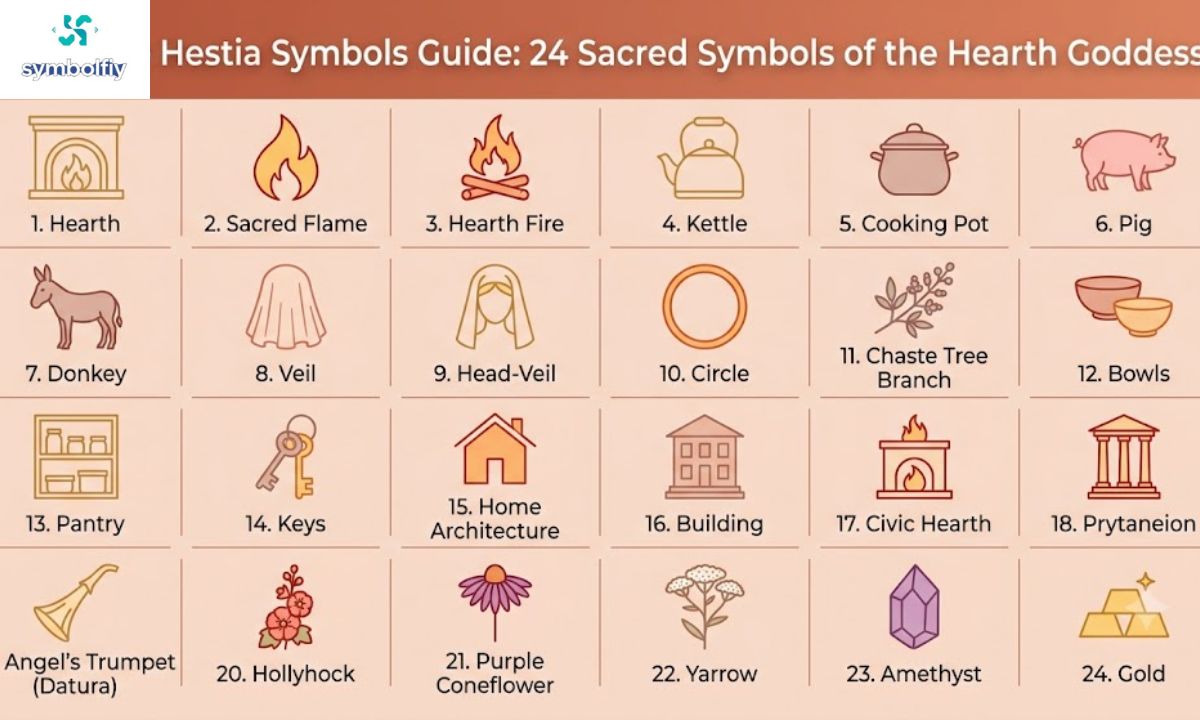 25+ Hestia Symbols: Meanings, History, and Spiritual Significance