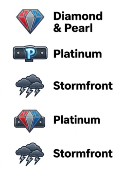 Diamond and Pearl Era Symbols (2007–2011)