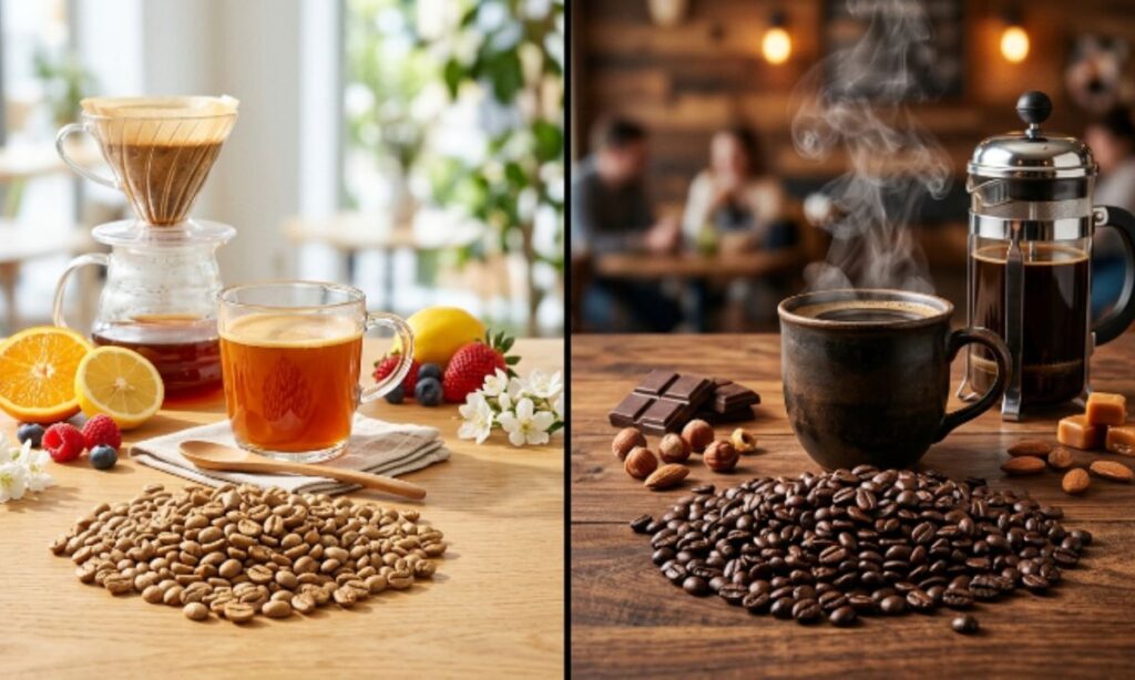 Light Roast vs Dark Roast Quick Comparison